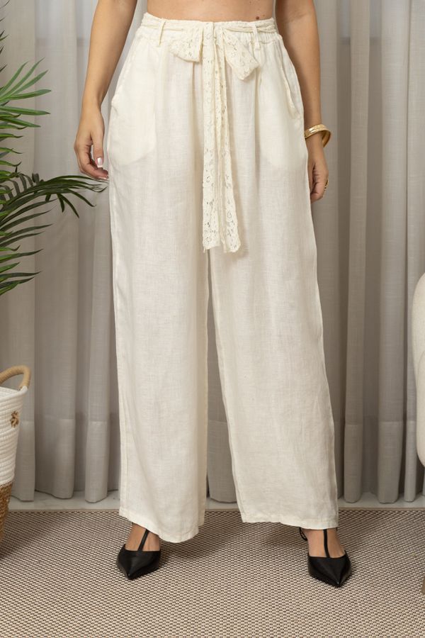 CALÇA AMABILE CJ OFF - Loja Linho Italiano