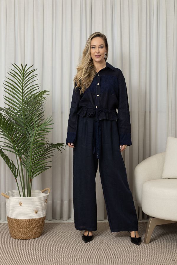 PARKA AMABILE CJ MARINHO - Loja Linho Italiano