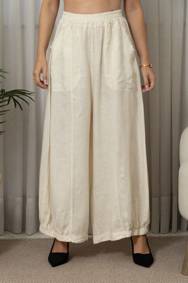 CALÇA ANA CJ OFF - Loja Linho Italiano