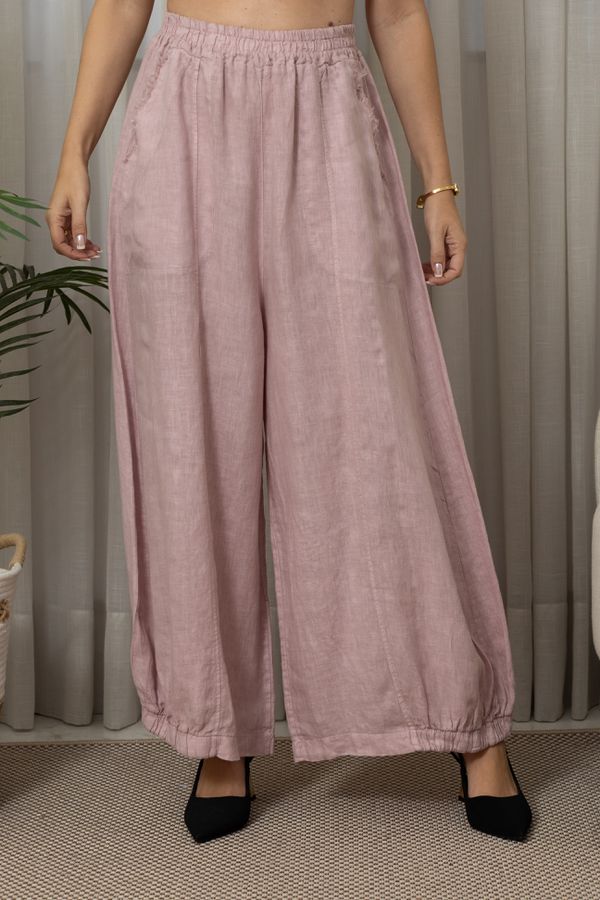 CALÇA ANA CJ ROSE - Loja Linho Italiano