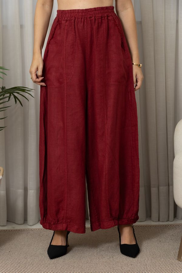 CALÇA ANA CJ MARSALA - Loja Linho Italiano