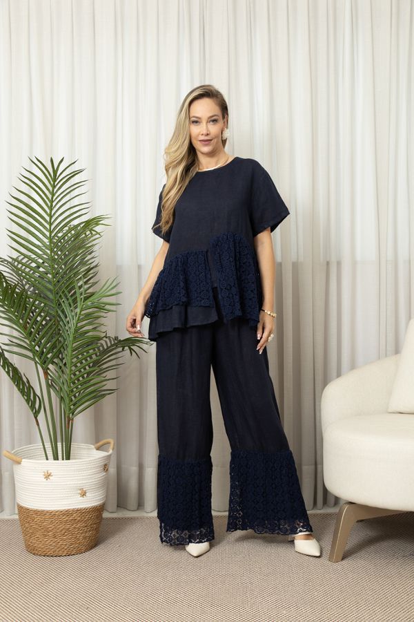 BATA VIVIANE CJ MARINHO - Loja Linho Italiano