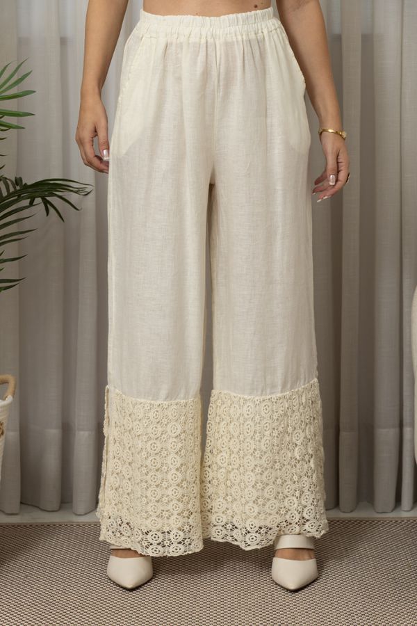 CALÇA VIVIANE CJ OFF - Loja Linho Italiano