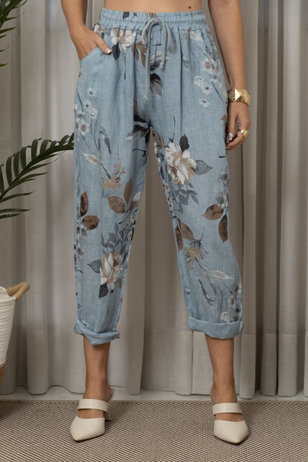 CALÇA ROSALMA JEANS - Loja Linho Italiano