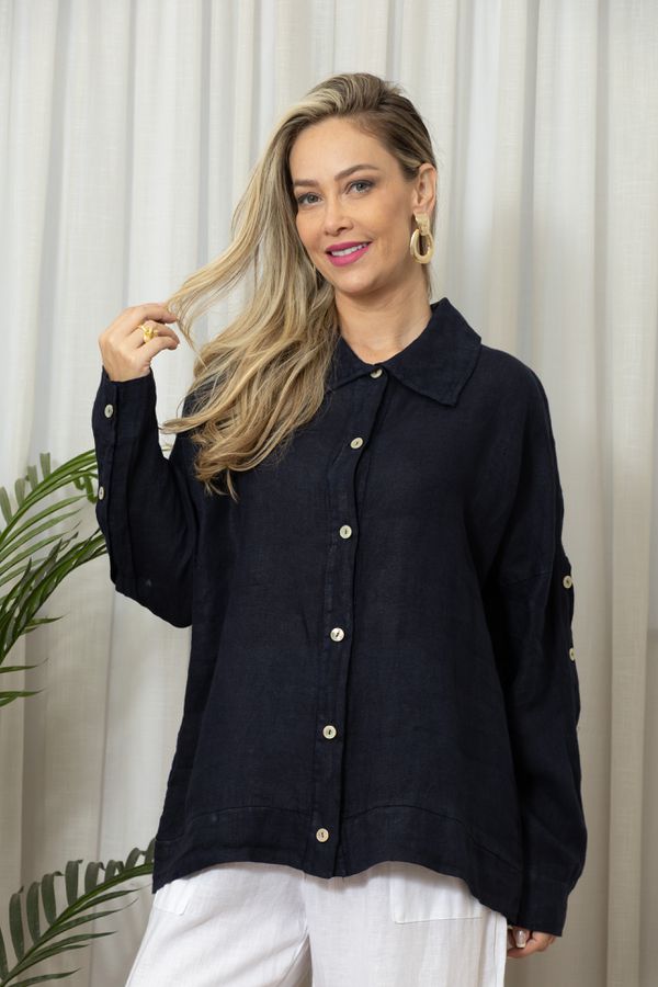 CAMISA MAIA MARINHO - Loja Linho Italiano