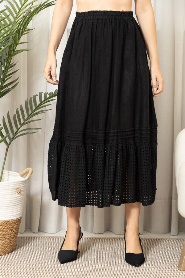 SAIA TAISA CJ PRETO - Loja Linho Italiano