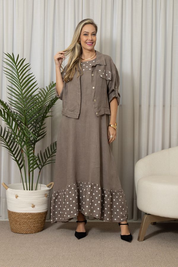 VESTIDO TAMIRES FENDI - Loja Linho Italiano