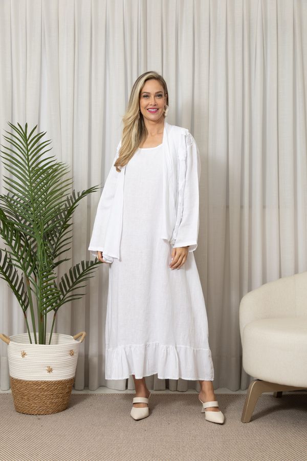 CASAQ. LIANDRA CJ BRANCO - Loja Linho Italiano