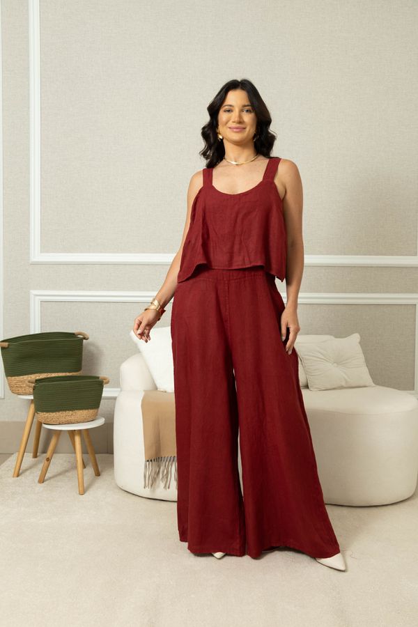 MACACÃO ENCANTO CJ BORDO - Loja Linho Italiano