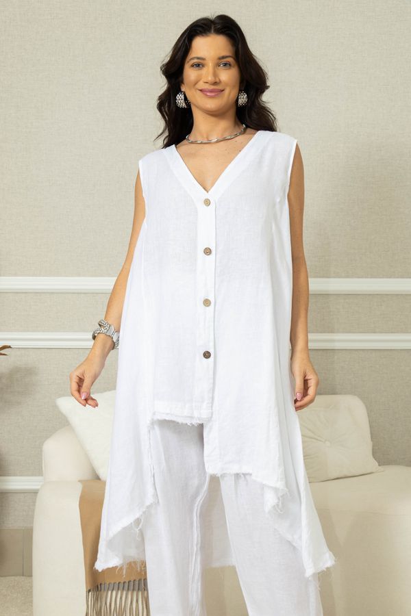 MAX REGATA EVA CJ BRANCO - Loja Linho Italiano