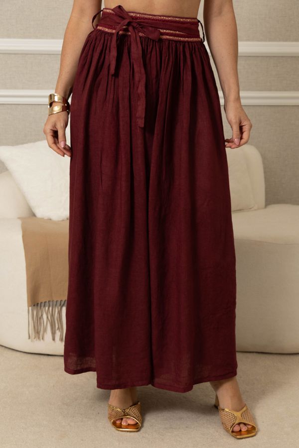 SAIA JADE BORDO - Loja Linho Italiano