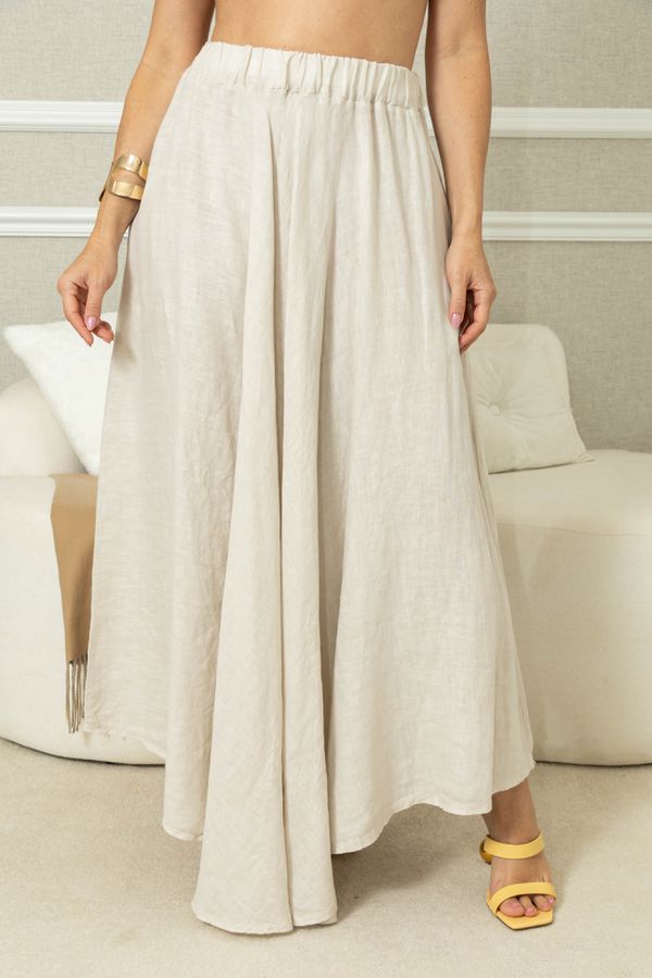 SAIA LETICIA BEGE - Loja Linho Italiano