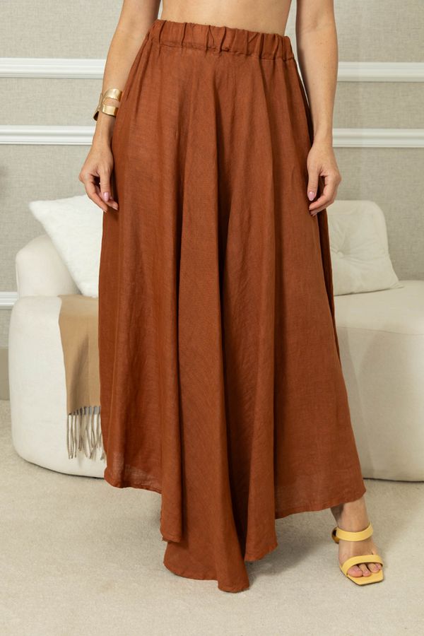 SAIA LETICIA TERRA COTA - Loja Linho Italiano