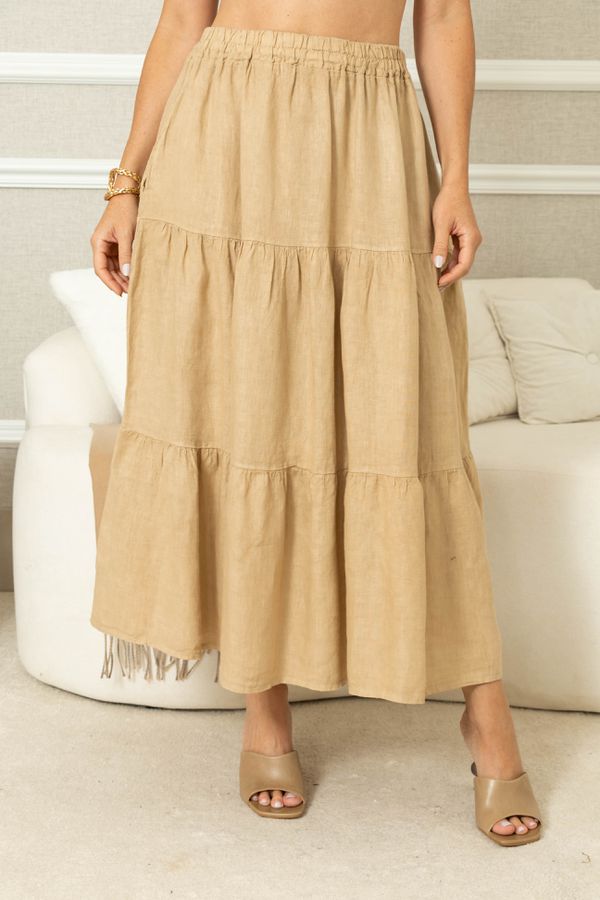 SAIA NIRA CJ CARAMELO - Loja Linho Italiano