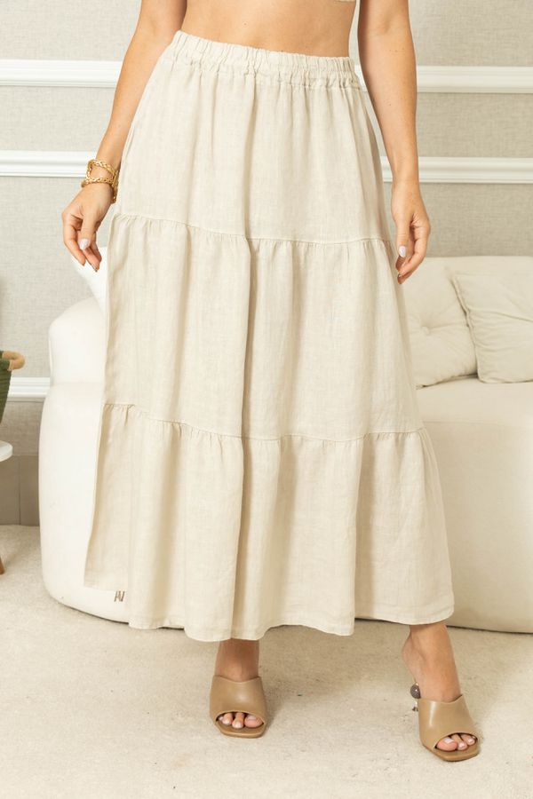 SAIA NIRA CJ BEGE - Loja Linho Italiano