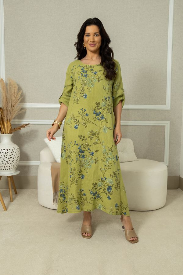 Tunica Kira Linho PISTACHE - Loja Linho Italiano