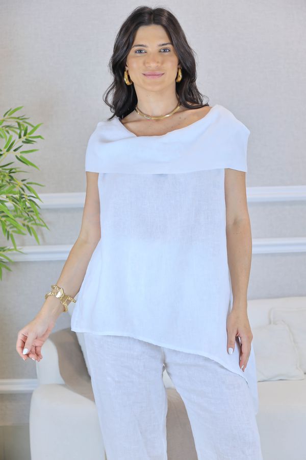 BATA REGATA MARIA RITA BRANCO - Loja Linho Italiano