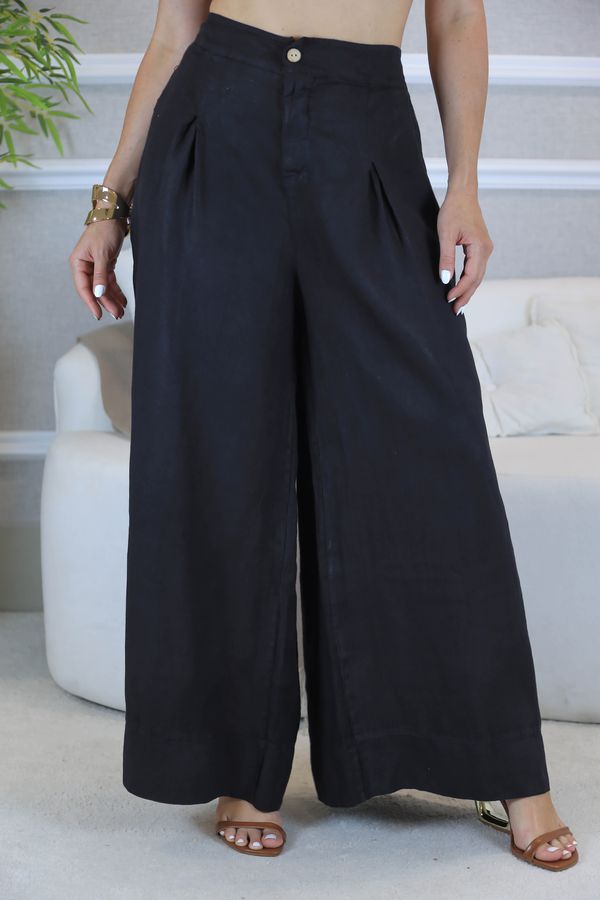 CALÇA MARIA RITA PRETO - Loja Linho Italiano