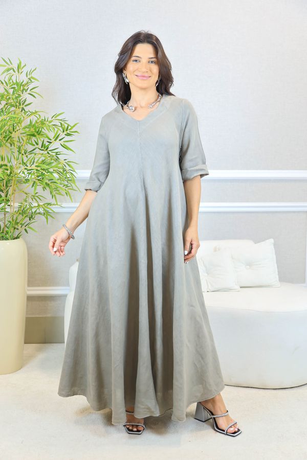 VESTIDO ANYAH FENDI - Loja Linho Italiano