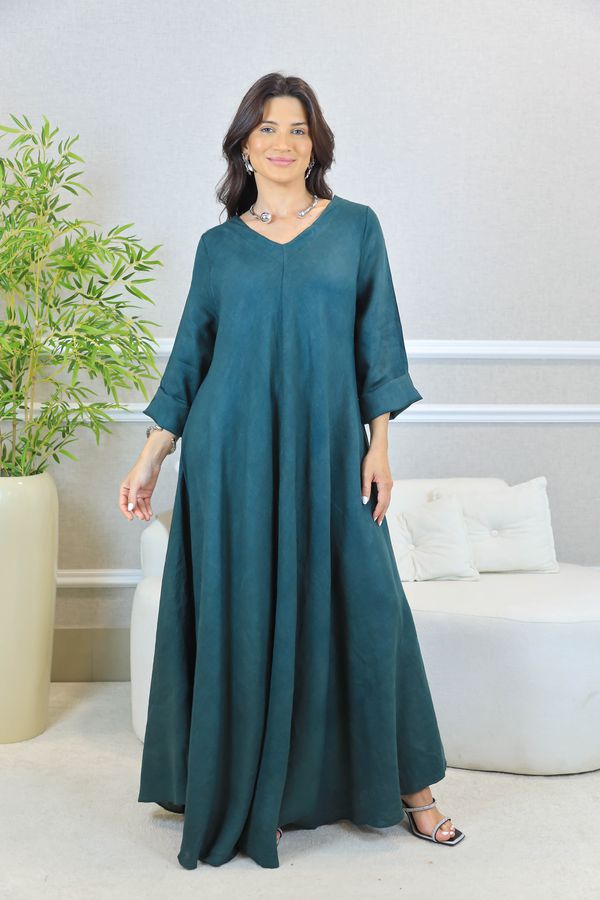 VESTIDO ANYAH VERDE GUCCI - Loja Linho Italiano