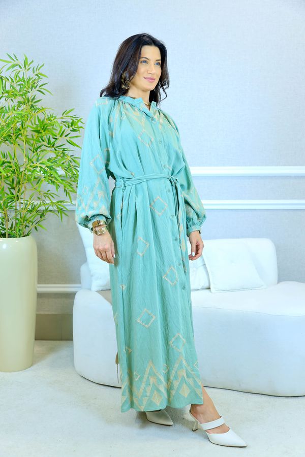 CHEMISE GEORGIA MENTA - Loja Linho Italiano