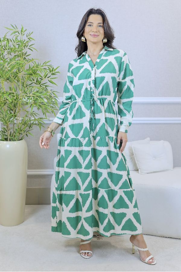 VESTIDO PAULA VERDE - Loja Linho Italiano