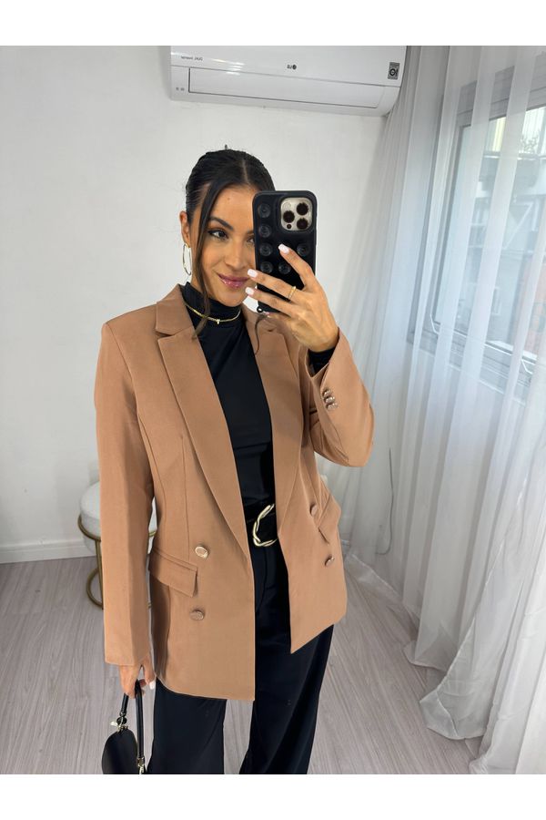 Maxi Blazer Amélia Mocha Mousse