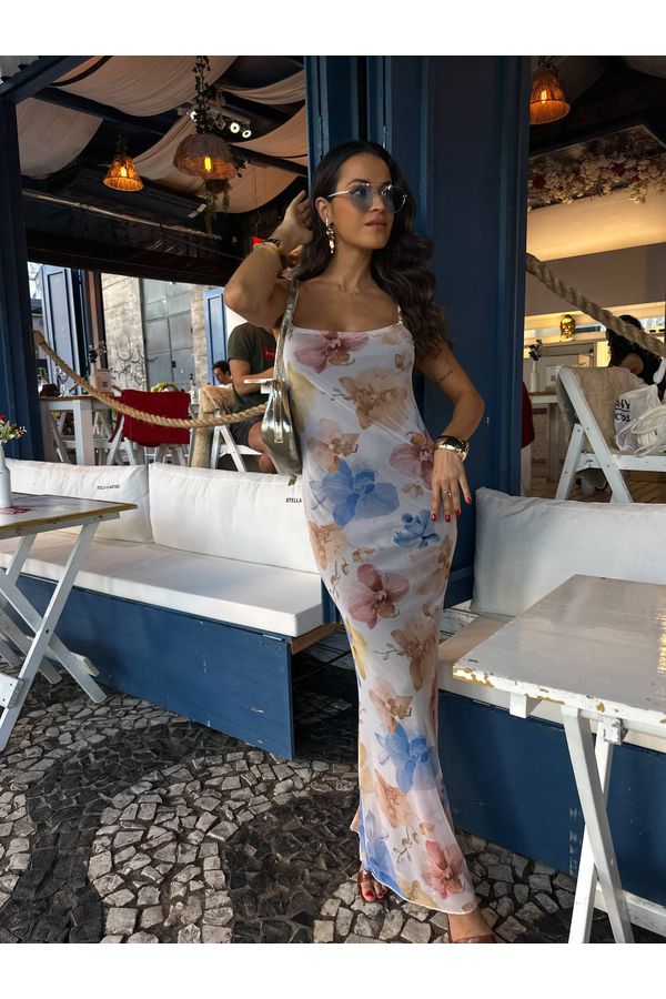 Vestido Midi em Tule Elie