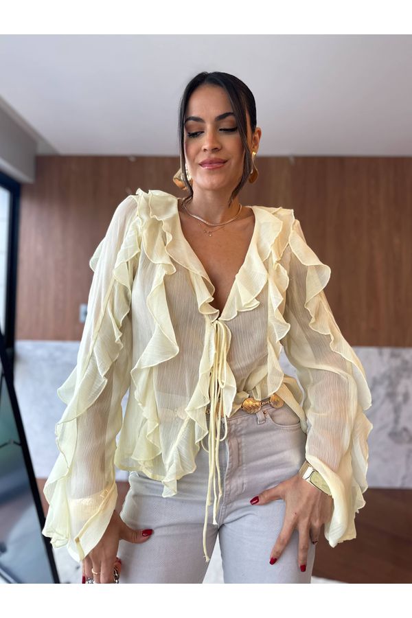 Blusa Manteiga Parth