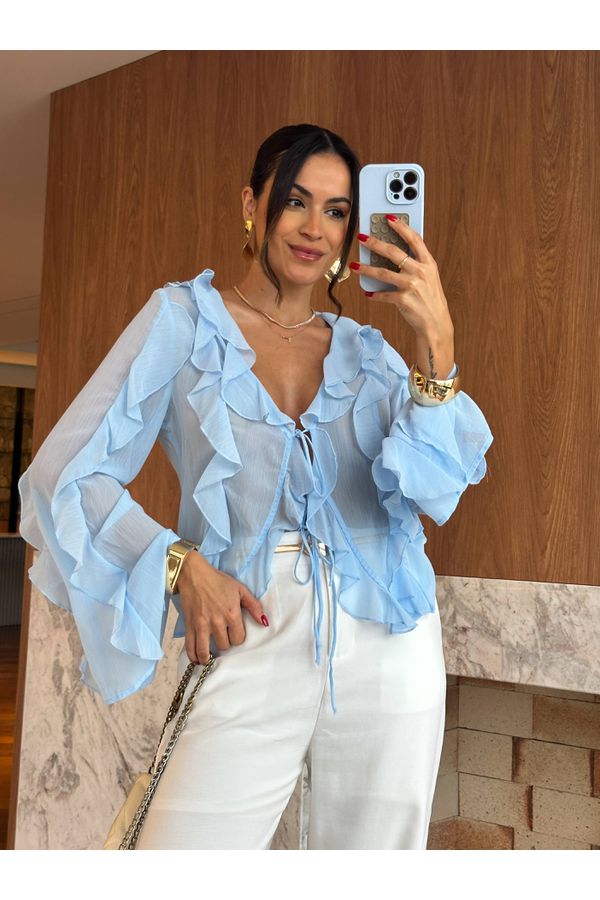 Blusa Azul Parth
