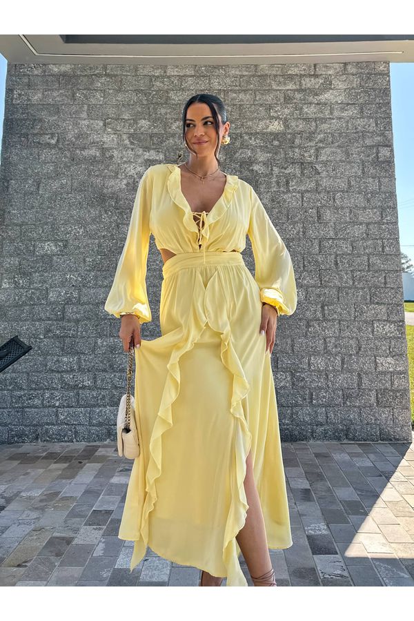 Vestido Manteiga Shan
