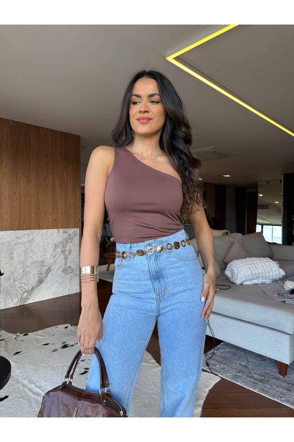 Body Marrom Rebeca