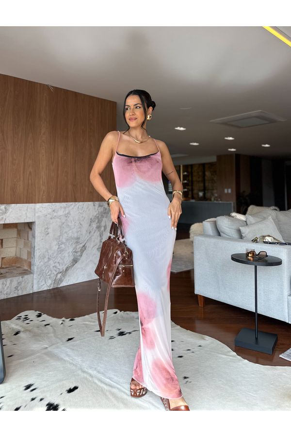 Vestido Midi em Tule Elie