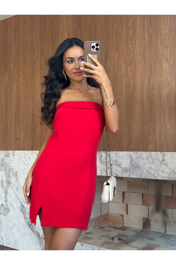 Vestido Curto Vermelho Eva