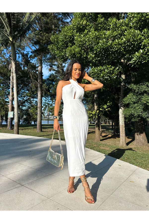 Vestido Midi Off Tiana