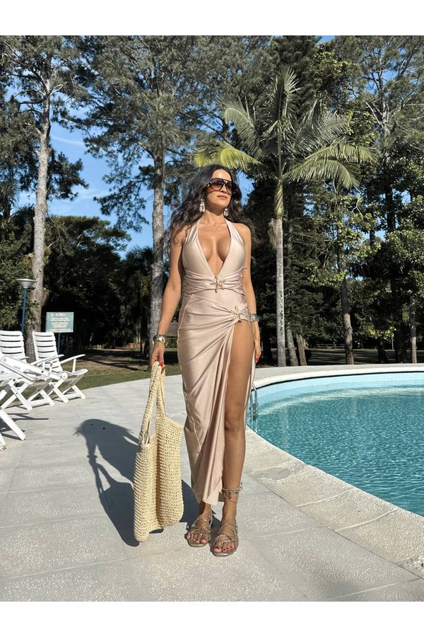 Conjunto Maiô e Saia Nude Caraíva