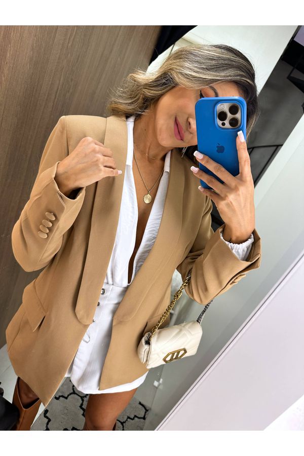 Blazer Debora Caramelo