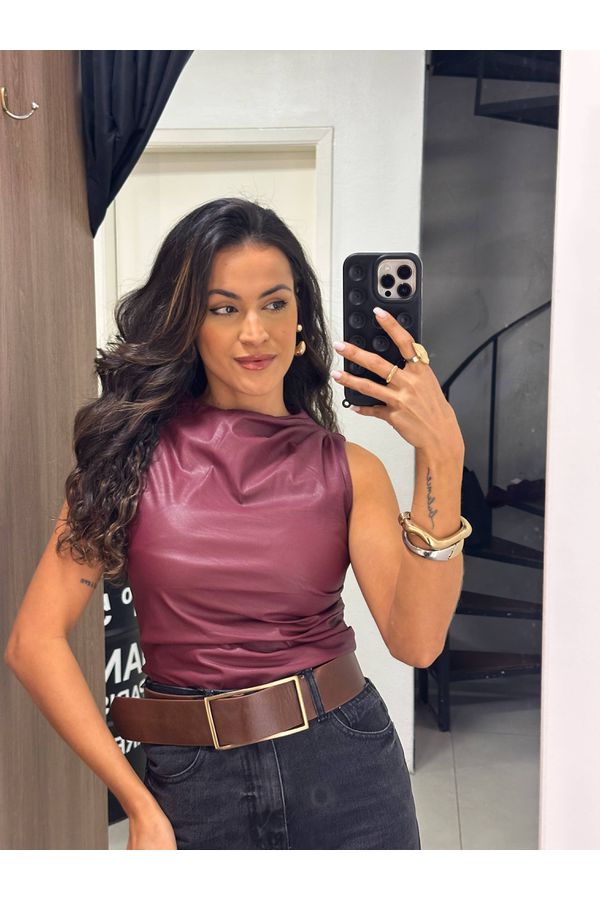 Blusa Elene Vinho