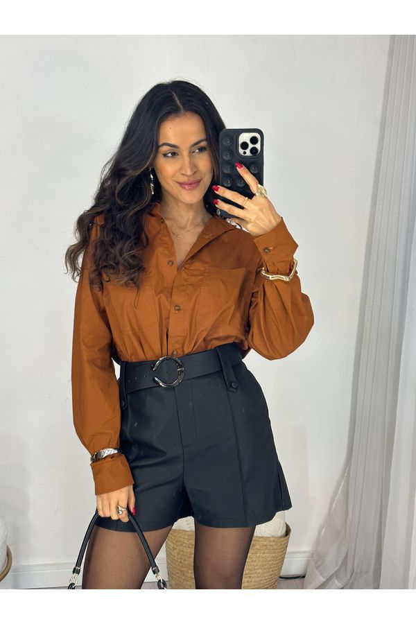 Camisa Mocha Mousse Lary