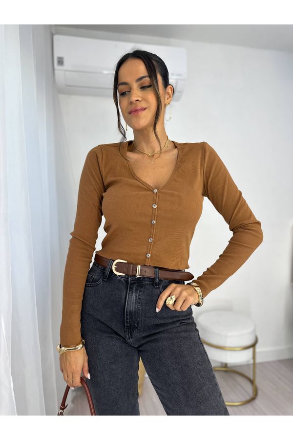Blusa Marrom Lyra