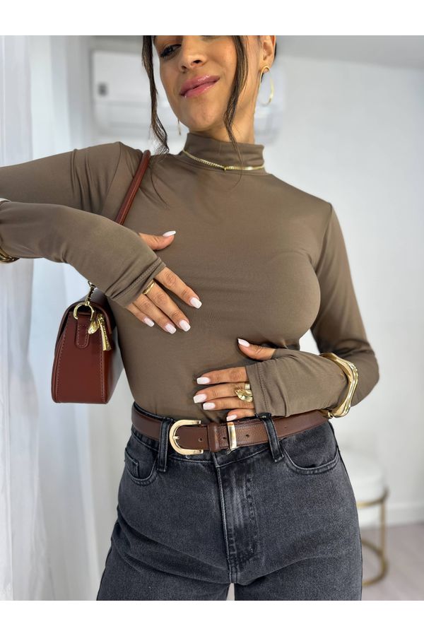 Blusa Térmica Natana Marrom
