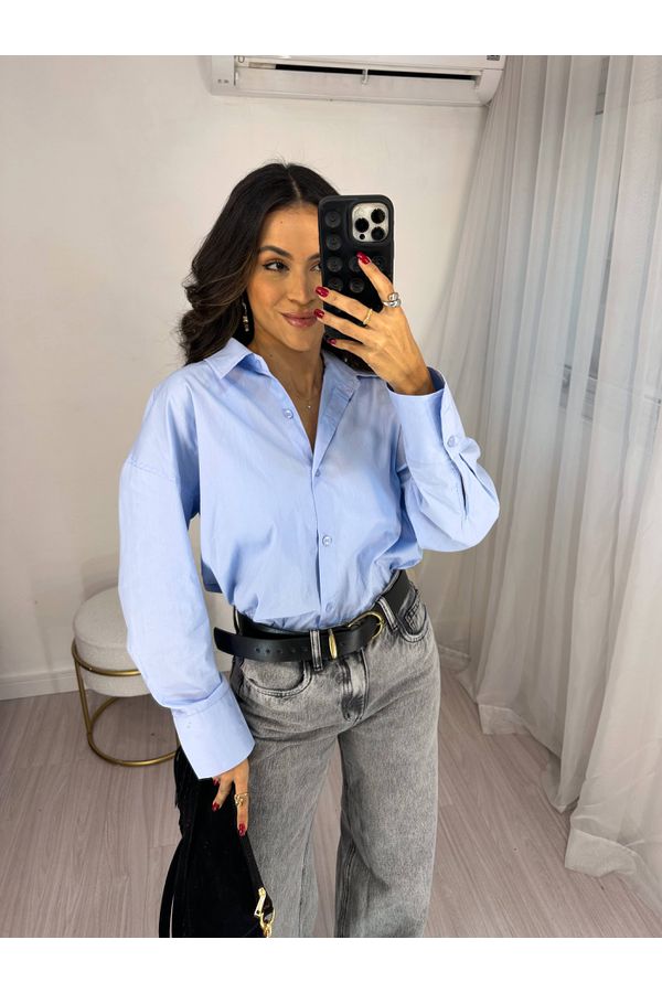 Camisa Azul Bebe Volve
