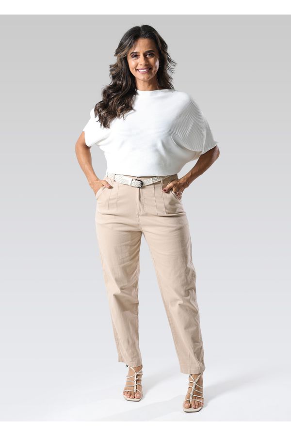 Blusa Feminina Modal Em Malha Branco - 0001 / 201 - LOJA TRAJE MANIA