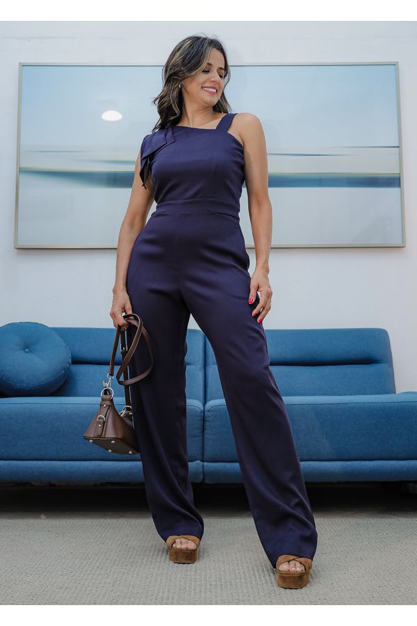 macacão aurora AZUL MARINHO - LOJA TRAJE MANIA