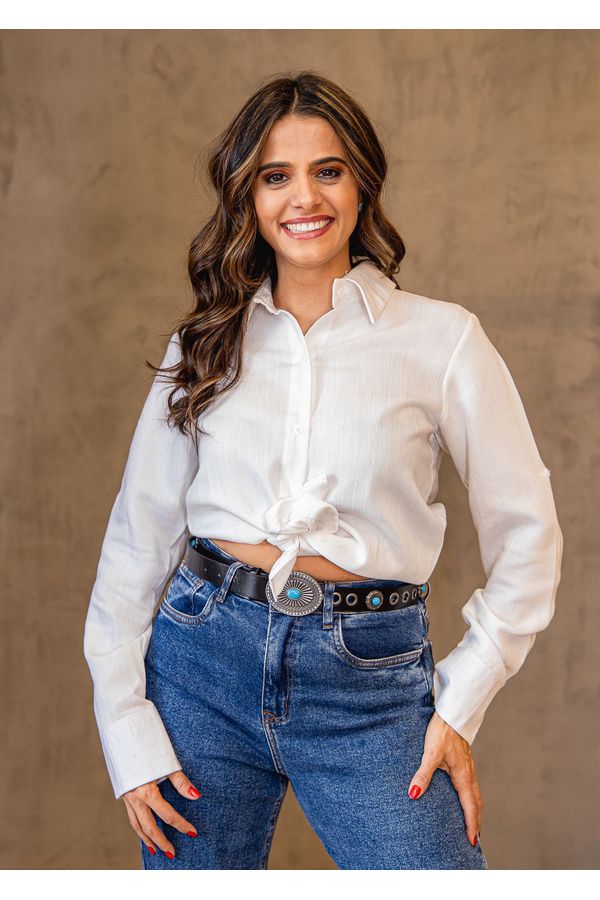 Camisa basica OFF WHITE - LOJA TRAJE MANIA