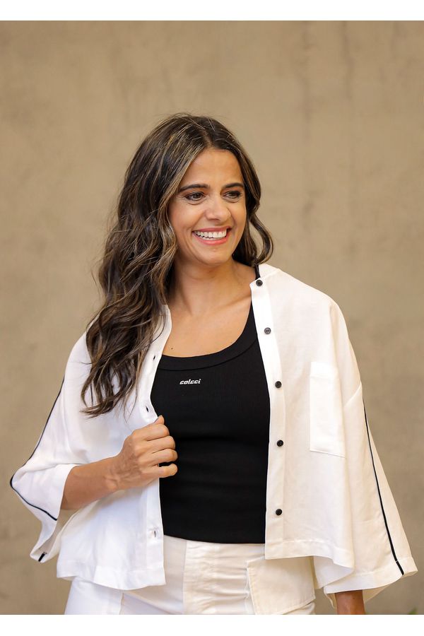 camisa basica colcci BEGE - LOJA TRAJE MANIA