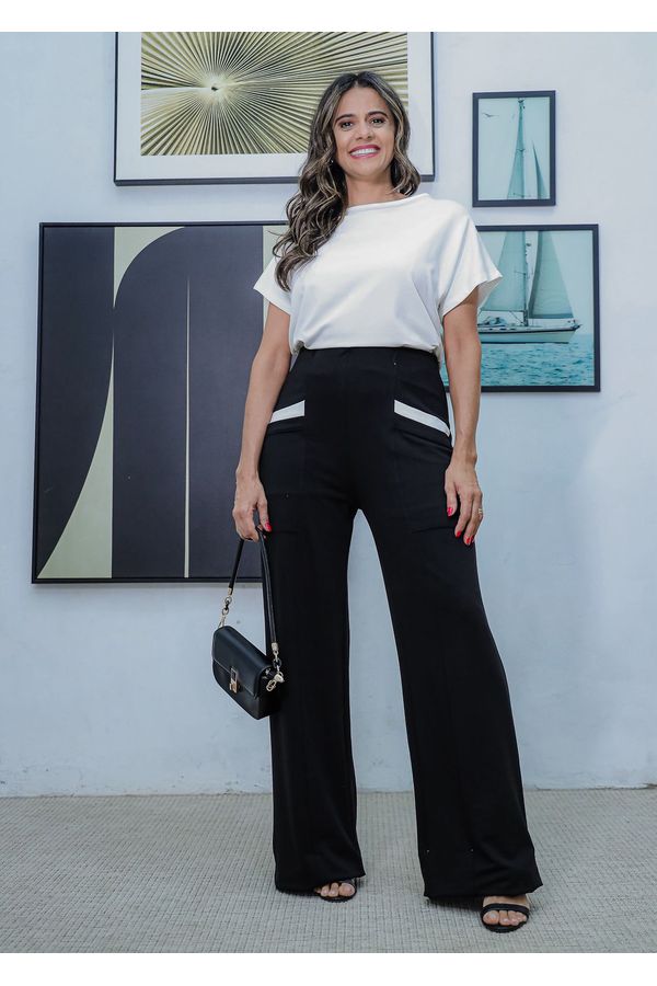 CONJUNTO CALÇA PRETO - LOJA TRAJE MANIA