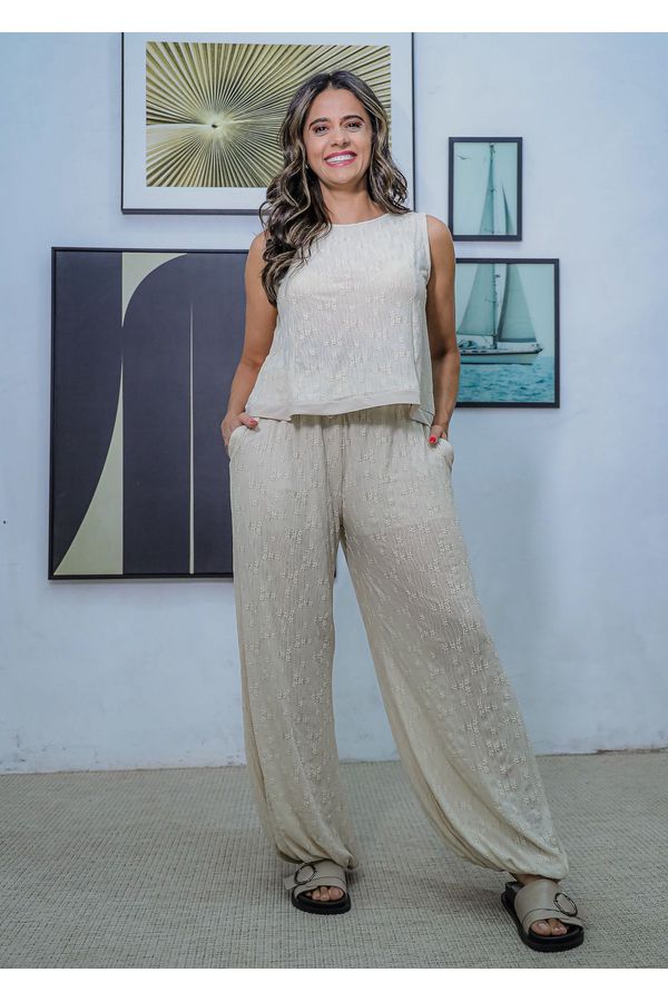 Calça aladim BEGE - LOJA TRAJE MANIA