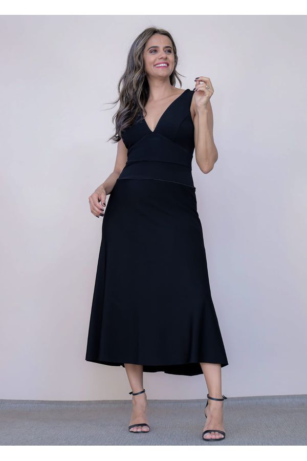 Vestido Elegance Midi COLOR - LOJA TRAJE MANIA