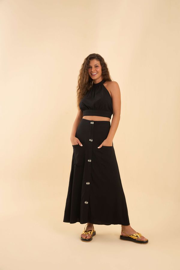 Cropped Flora - Versos Denim